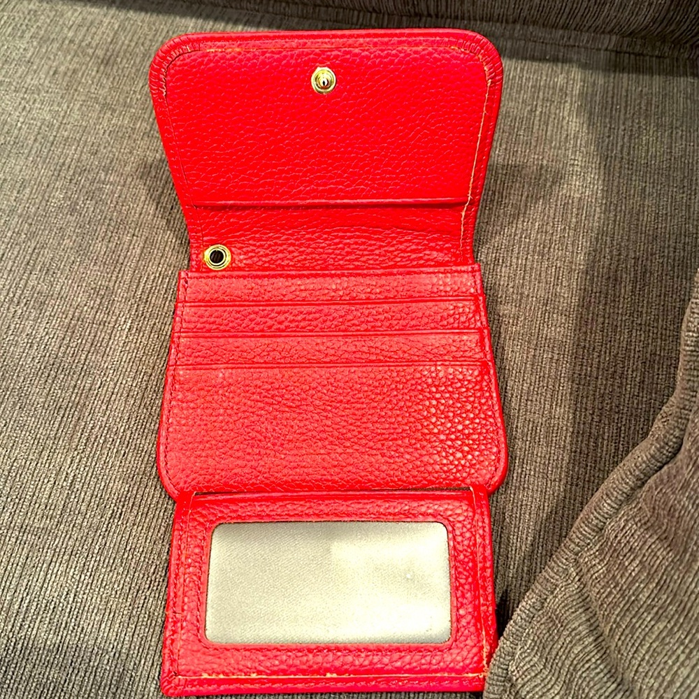 Mudono Ladies RED small RFID wallet